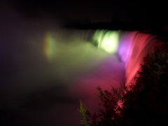 Niagara Falls at night - Long exposure shot