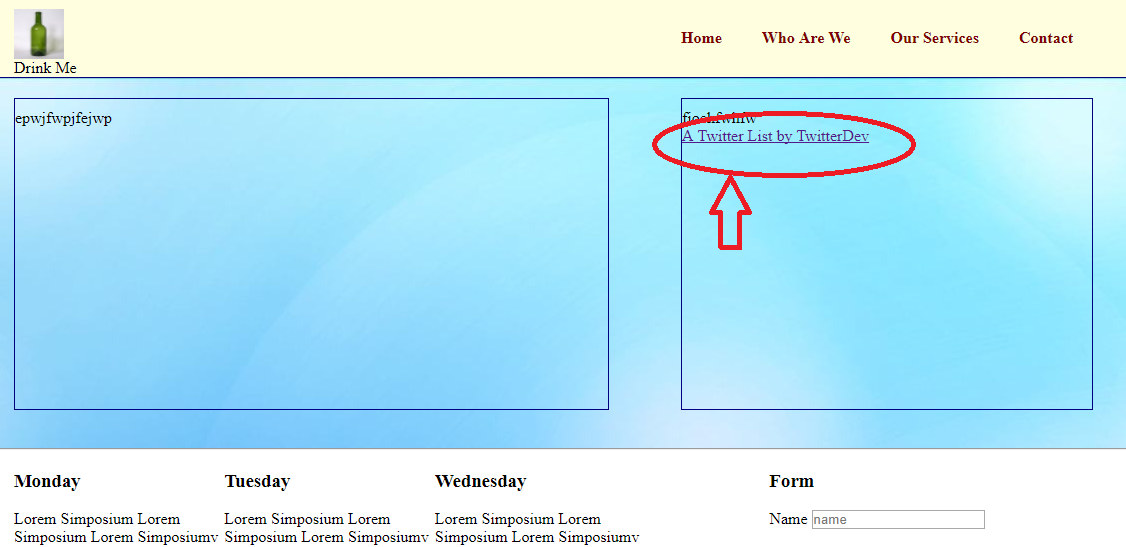 How to Embed twitter timeline? Tried without success...