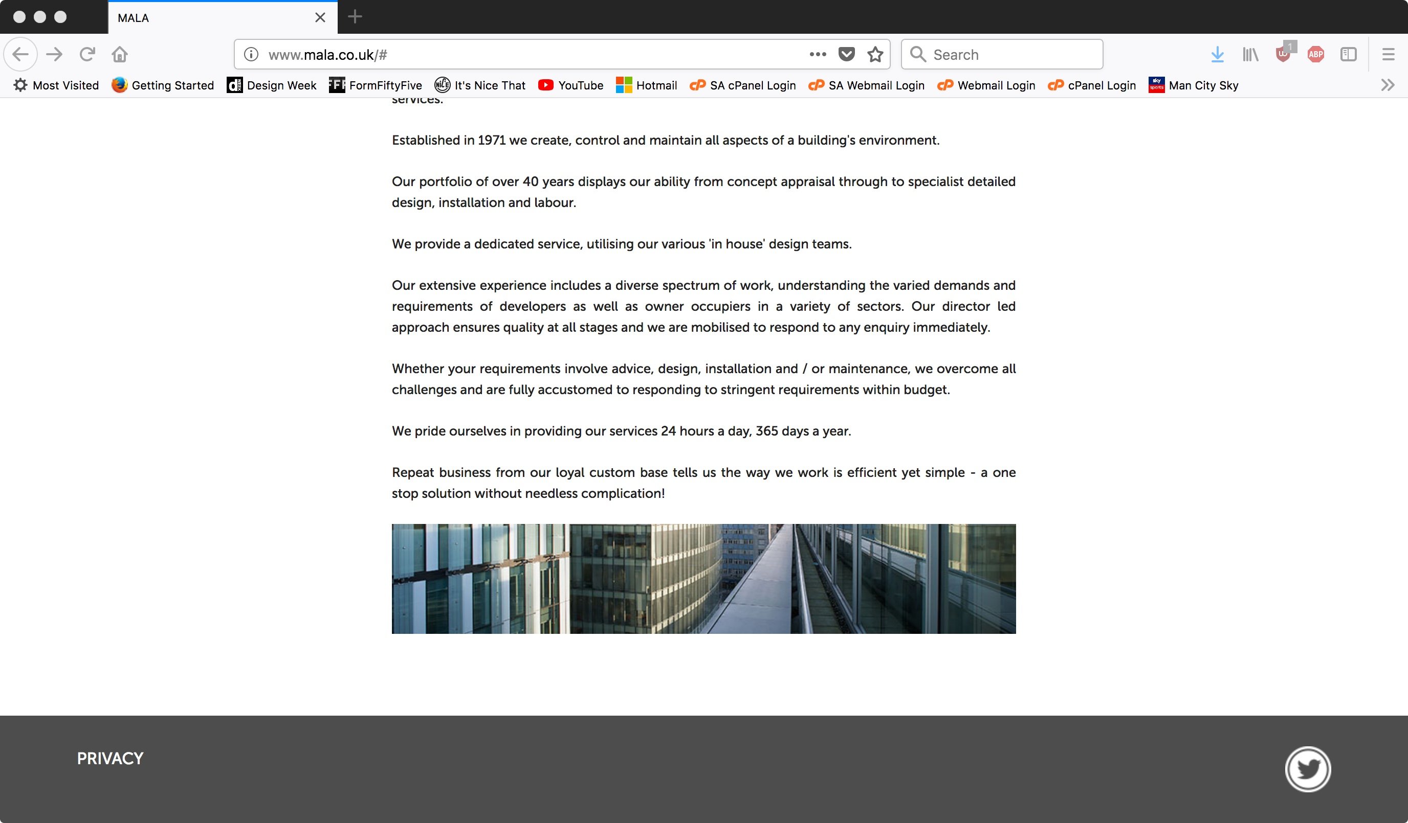 The curious case of the missing footer?