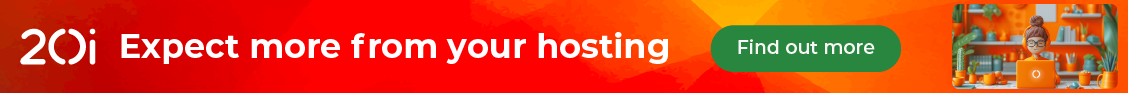 Expect more from your hosting. Click to find out more.